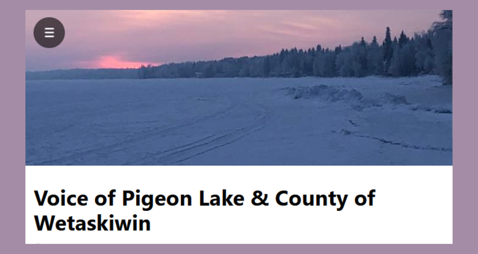Voice of Pigeon Lake & County of Wetaskiwin