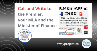 Phone and Letter Campaign: Alberta Bill of Rights