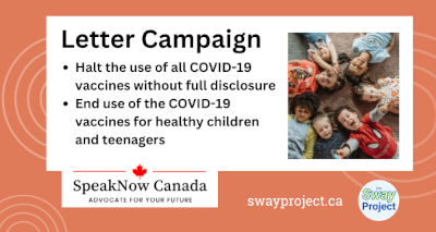 Letter Campaign ! SpeakNow Canada ! ALBERTA’S COVID-19 PANDEMIC RESPONSE