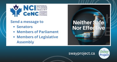 Letter: National Citizen's Inquiry - Neither Safe Nor Effective