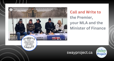 Letter Campaign: Bill 24: Alberta Bill of Rights