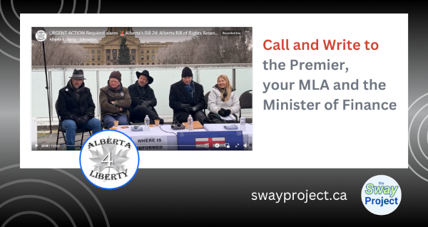 Letter Campaign: Bill 24: Alberta Bill of Rights