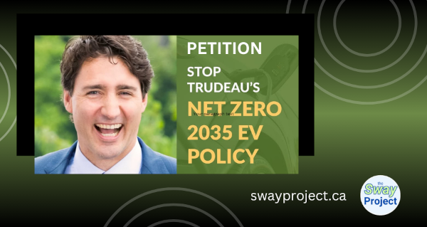 Petition | Canadians for Affordable Energy | Stop Trudeau's Net Zero 2025 EV Policy" Facebook Post
