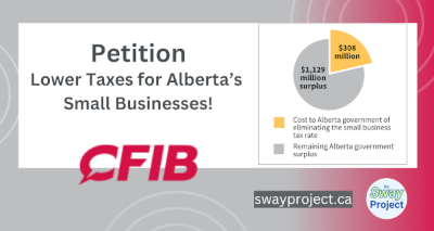 Petition | Lower Taxes for Alberta’s  Small Businesses!