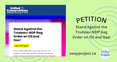 Petition: Stand Against the Trudeau-NDP Gag Order on Oil and Gas!